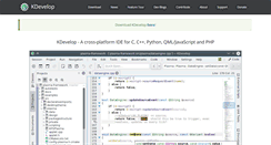 Desktop Screenshot of kdevelop.org